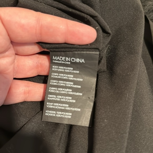 Club Monaco Yowshee Micro Pleated Midi Skirt, Blue/Black Print, Size 4 - Picture 8 of 13